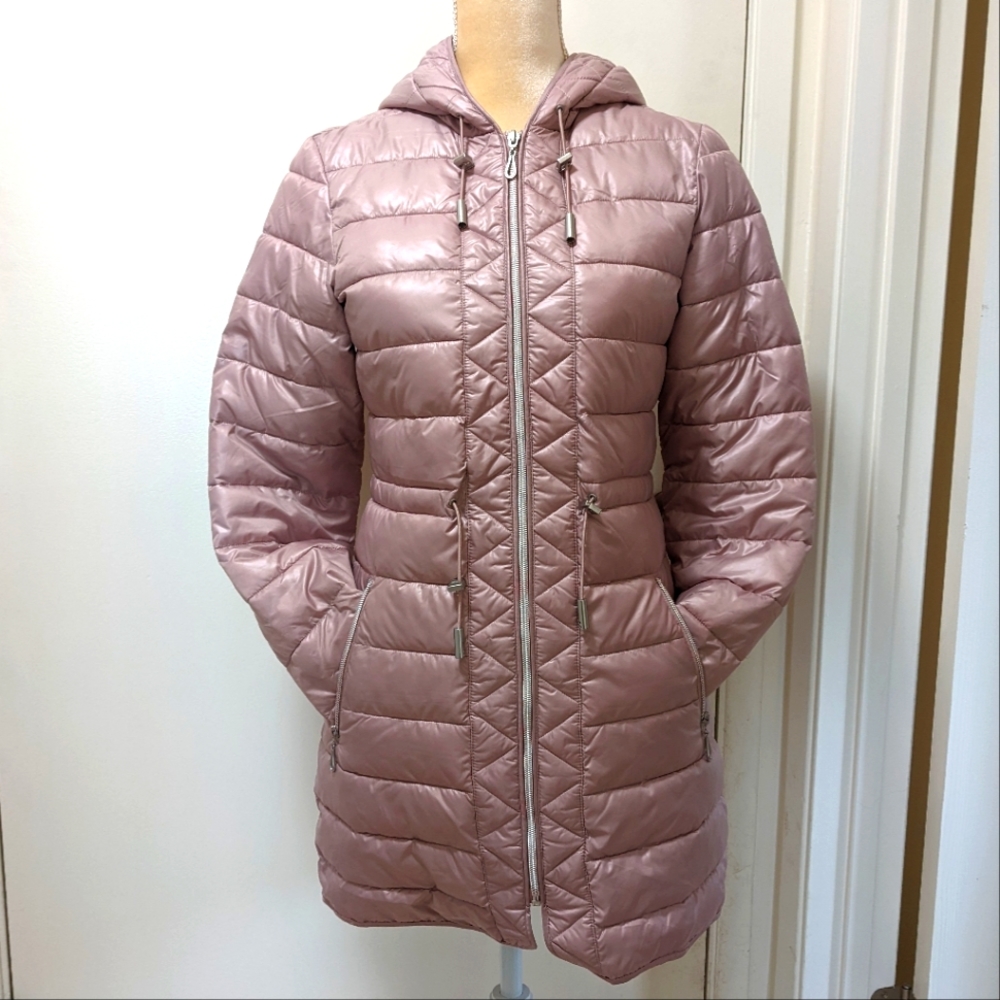 Kenneth Cole Long Puffer Jacket, Size XS